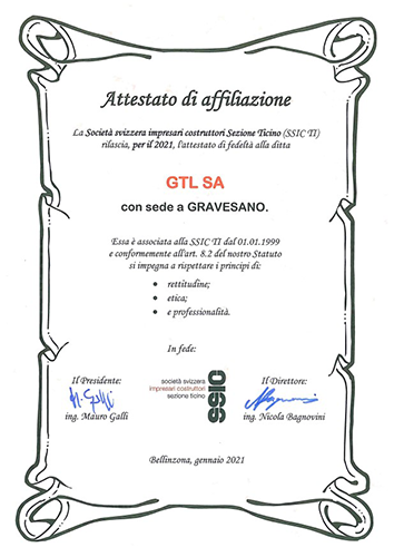 GTL associata SSIC