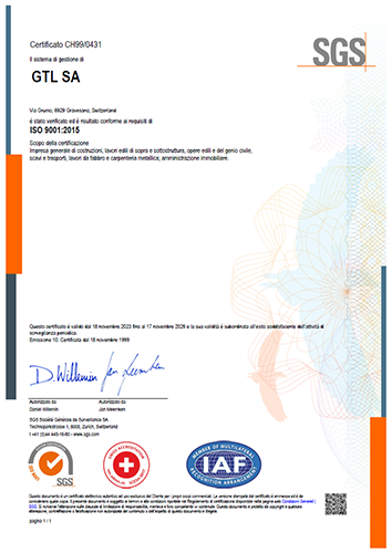 Certificato ISO 9001